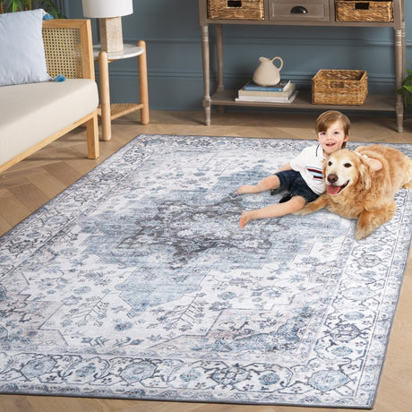 Safavieh Arizona Arz123A Ivory/Blue Rug.