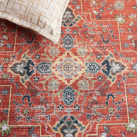 Safavieh Arizona Arz126P Rust/Beige Rug.