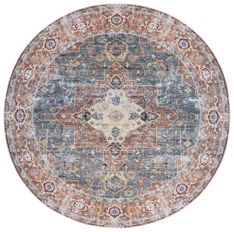 Safavieh Arizona Arz126R Rust/Blue Green Rug.