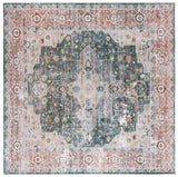 Safavieh Arizona 6'-0" x 6'-0" Rug in Green / Light Brown