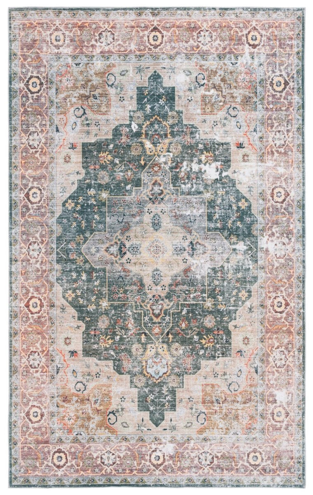 Safavieh Arizona Arz126Y Green/Light Brown Rug.