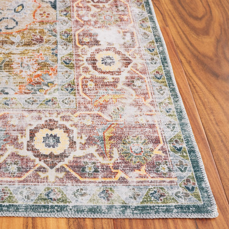 Safavieh Arizona Arz126Y Green/Light Brown Rug.