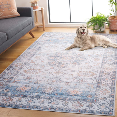 Safavieh Arizona Arz128F Ivory/Light Blue Rug.