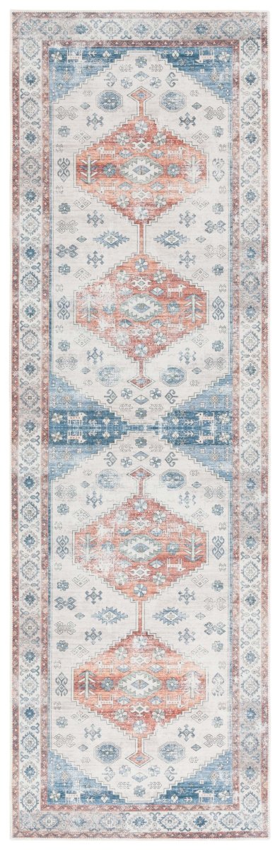 Safavieh Arizona Arz132P Rust/Beige Rug.