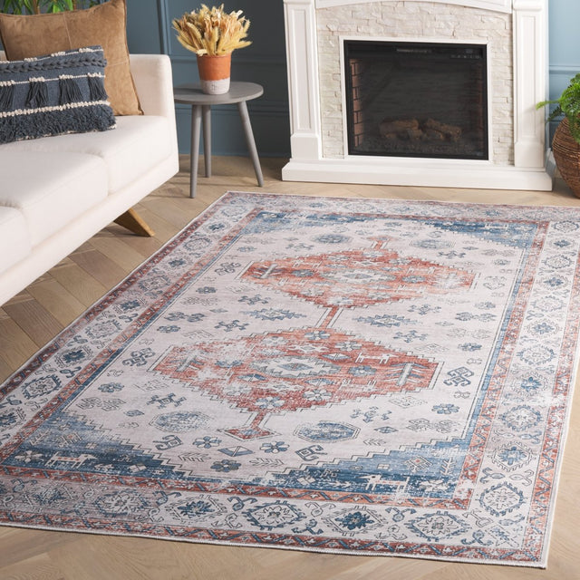 Safavieh Arizona Arz132P Rust/Beige Rug.