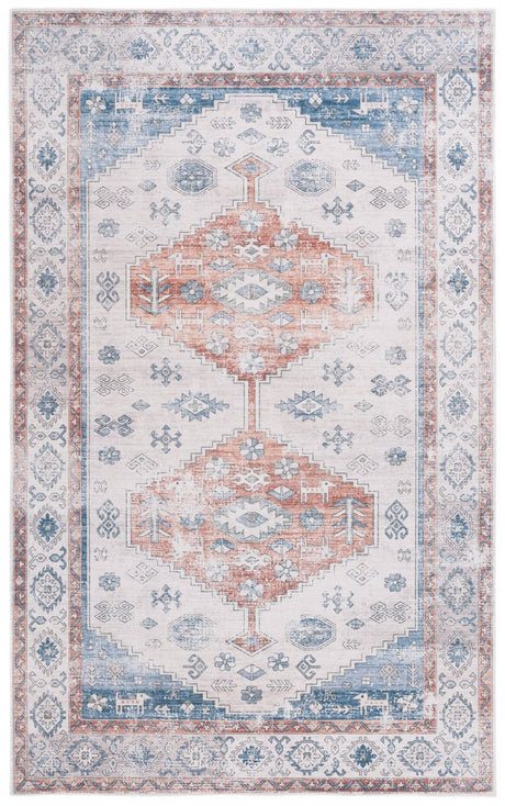 Safavieh Arizona Arz132P Rust/Beige Rug.