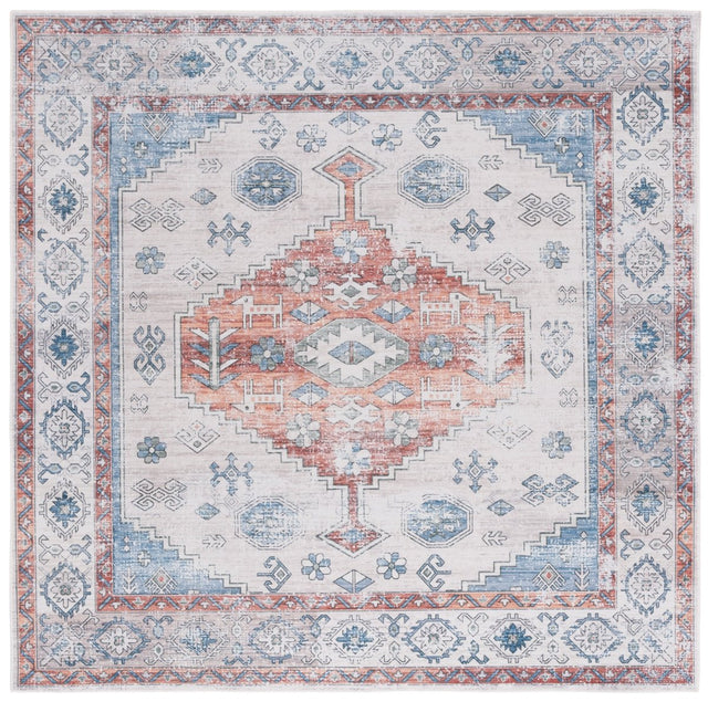 Safavieh Arizona Arz132P Rust/Beige Rug.