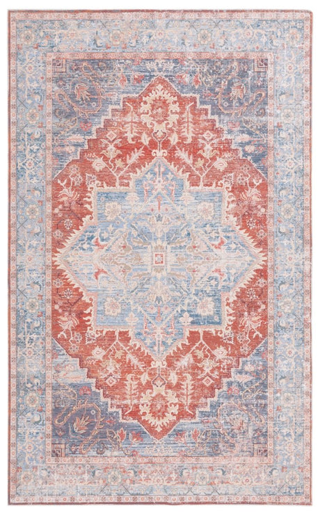 Safavieh Arizona Arz137M Light Blue/Rust Rug.