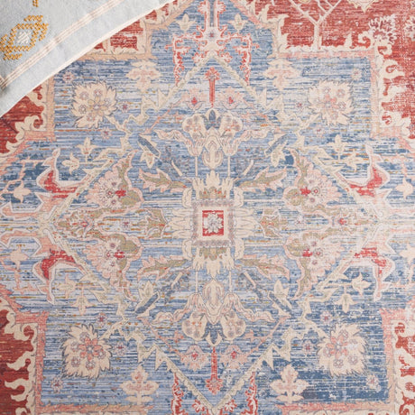 Safavieh Arizona Arz137M Light Blue/Rust Rug.