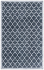 Safavieh Arizona 4'-0" x 6'-0" Rug in Black / Grey
