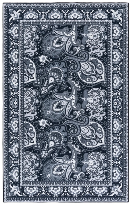 Safavieh Arizona 4'-0" x 6'-0" Rug in Black / Grey