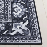 Safavieh Arizona 4'-0" x 6'-0" Rug in Black / Grey