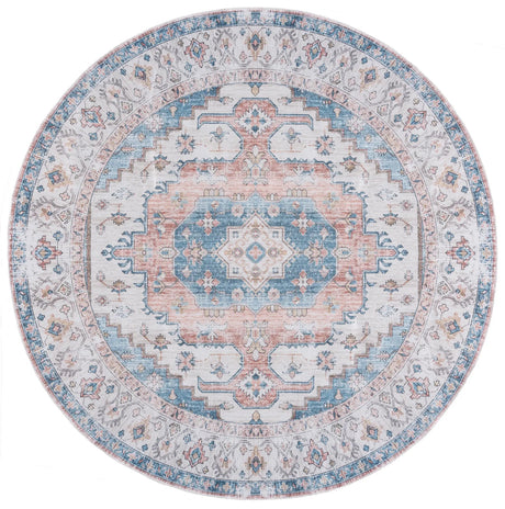 Safavieh Arizona 6'-0" x 6'-0" Rug in Beige / Light Blue
