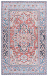 Safavieh Arizona 4'-0" x 6'-0" Rug in Rust / Blue