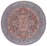 Safavieh Arizona 6'-0" x 6'-0" Rug in Rust / Blue