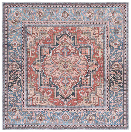 Safavieh Arizona 6'-0" x 6'-0" Rug in Rust / Blue