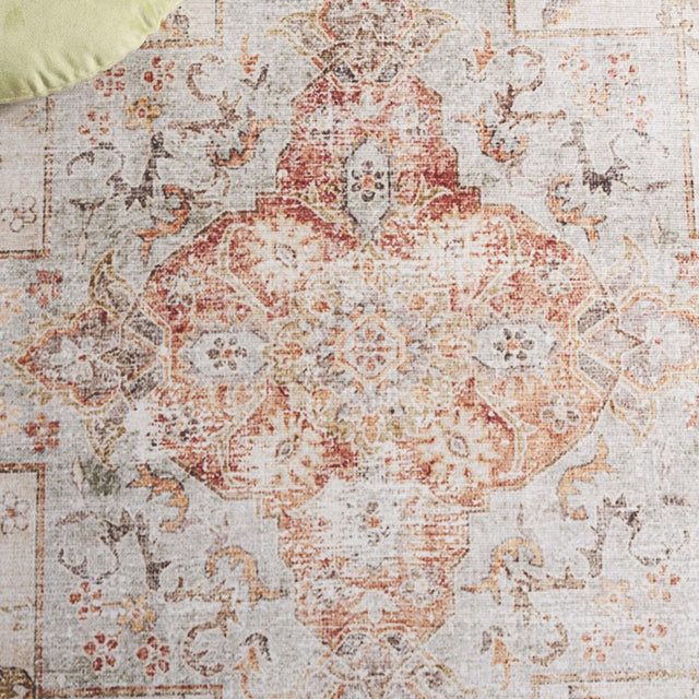 Safavieh Arizona Arz205B Beige/Rust Rug.