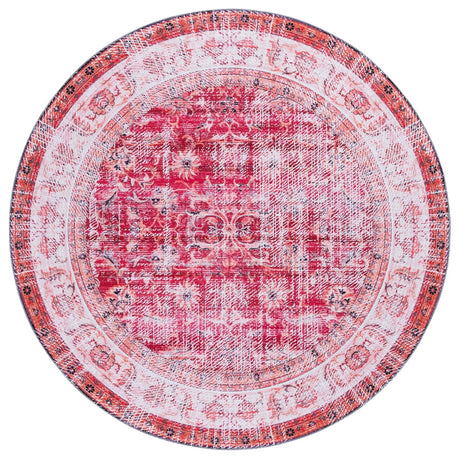 Safavieh Arizona 6'-0" x 6'-0" Rug in Red / Beige