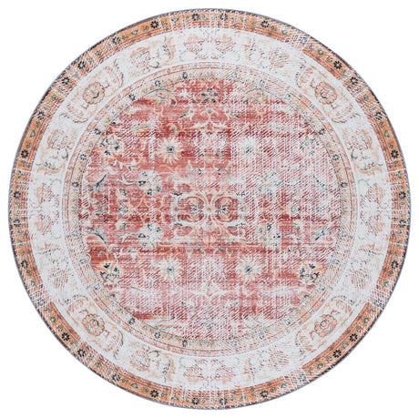 Safavieh Arizona 6'-0" x 6'-0" Rug in Rust / Beige