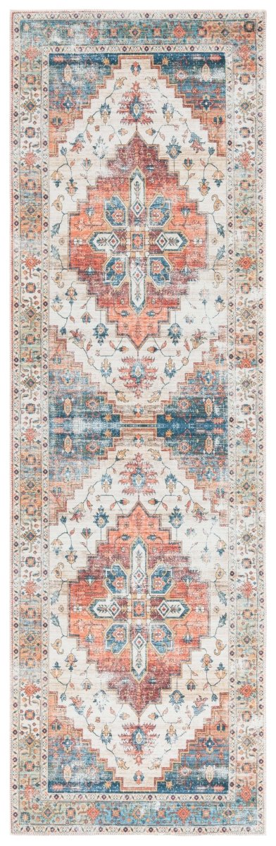 Safavieh Arizona Arz209P Rust/Beige Rug.