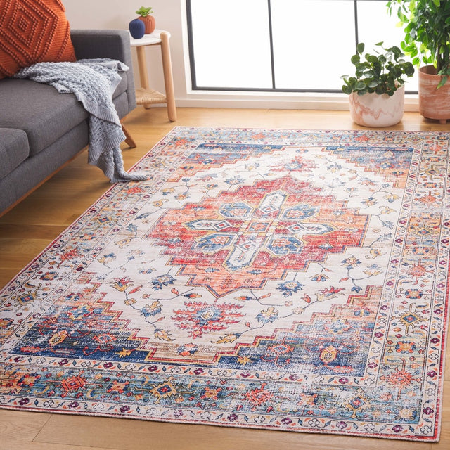 Safavieh Arizona Arz209P Rust/Beige Rug.