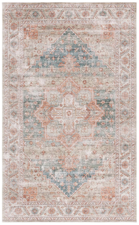 Safavieh Arizona 4'-0" x 6'-0" Rug in Sage / Rust