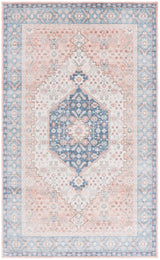 Safavieh Arizona 4'-0" x 6'-0" Rug in Rust / Aqua