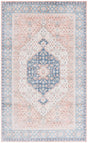 Safavieh Arizona 4'-0" x 6'-0" Rug in Rust / Aqua
