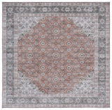 Safavieh Arizona 6'-0" x 6'-0" Rug in Rust / Olive