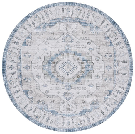 Safavieh Arizona 6'-0" x 6'-0" Rug in Grey / Blue