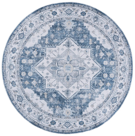 Safavieh Arizona 6'-0" x 6'-0" Rug in Ivory / Blue