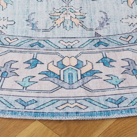 Safavieh Arizona 6'-0" x 6'-0" Rug in Light Blue / Ivory