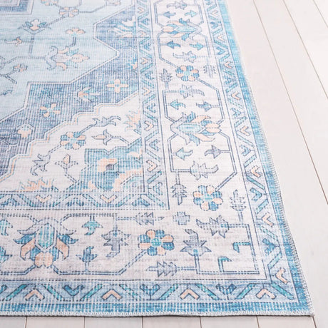 Safavieh Arizona 4'-0" x 6'-0" Rug in Light Blue / Ivory