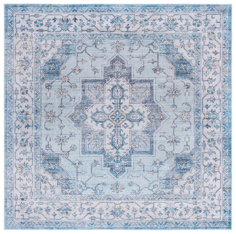 Safavieh Arizona 6'-0" x 6'-0" Rug in Light Blue / Ivory