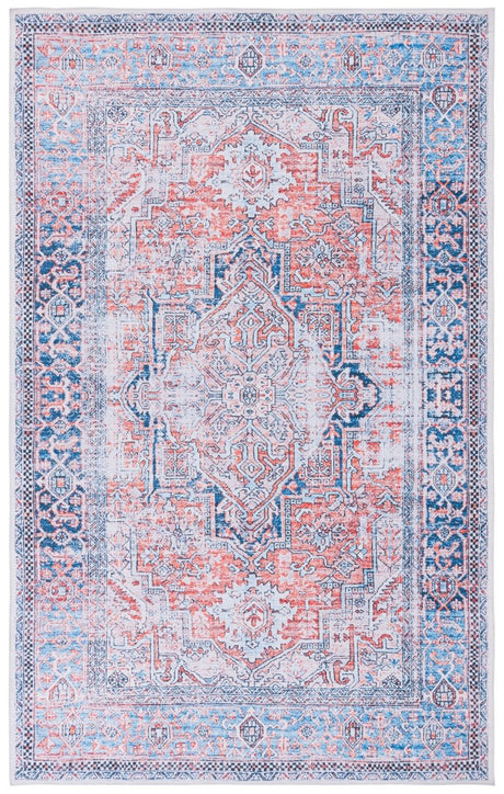 Safavieh Arizona Arz223P Rust/Navy Rug.