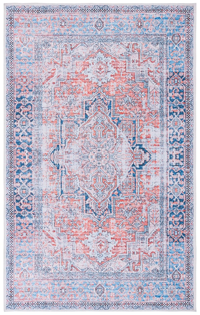 Safavieh Arizona Arz223P Rust/Navy Rug.