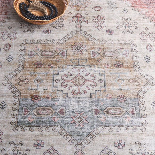 Safavieh Arizona Arz229X Olive/Red Rug.