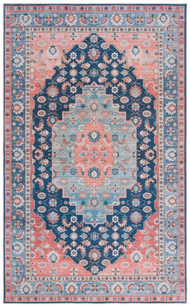 Safavieh Arizona Arz235M Blue/Rust Rug.