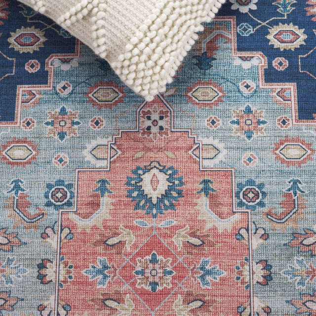 Safavieh Arizona Arz235M Blue/Rust Rug.