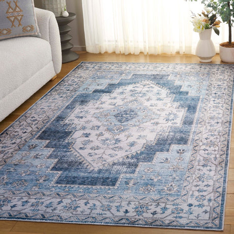 Safavieh Arizona Arz236F Grey/Blue Rug - Safavieh - arz236f - 3