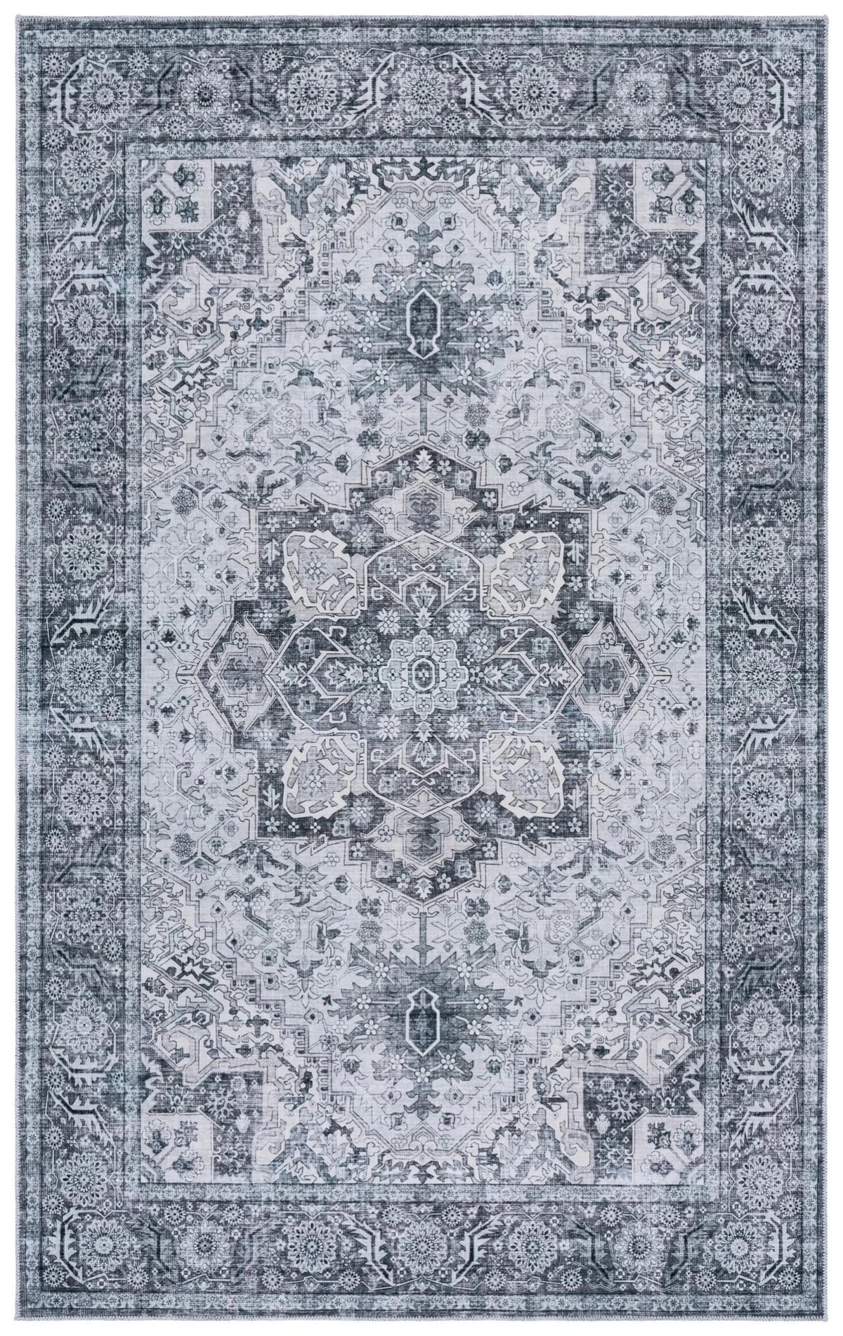 Safavieh Arizona 4'-0" x 6'-0" Rug in Grey / Grey