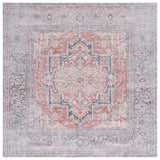 Safavieh Arizona 6'-0" x 6'-0" Rug in Rust / Blue