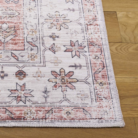 Safavieh Arizona Arz241B Beige/Rust Rug.