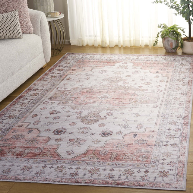 Safavieh Arizona Arz241B Beige/Rust Rug.