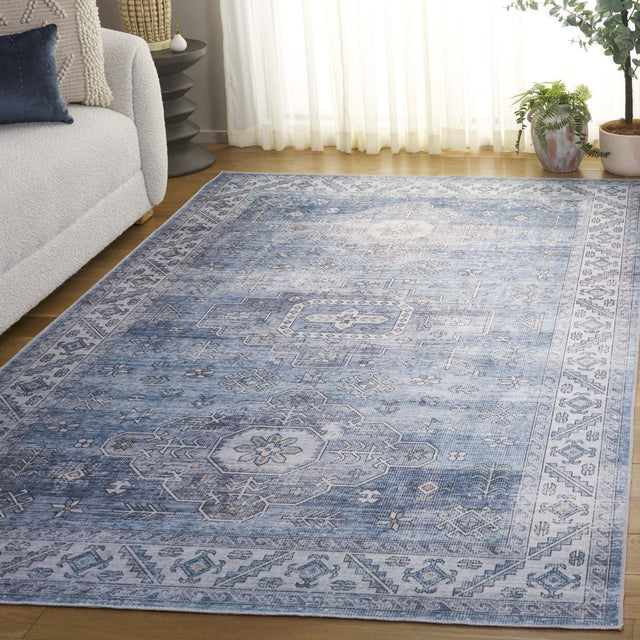 Safavieh Arizona Arz242M Blue/Light Blue Rug - Safavieh - arz242m - 3