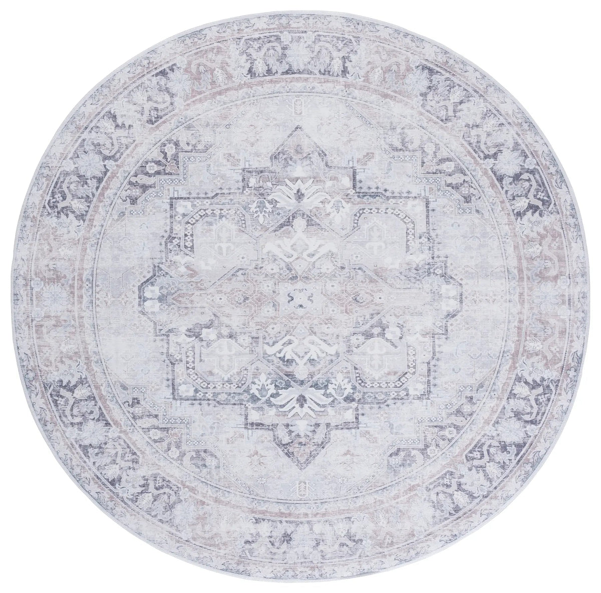 Safavieh Arizona 6'-0" x 6'-0" Rug in Ivory / Grey