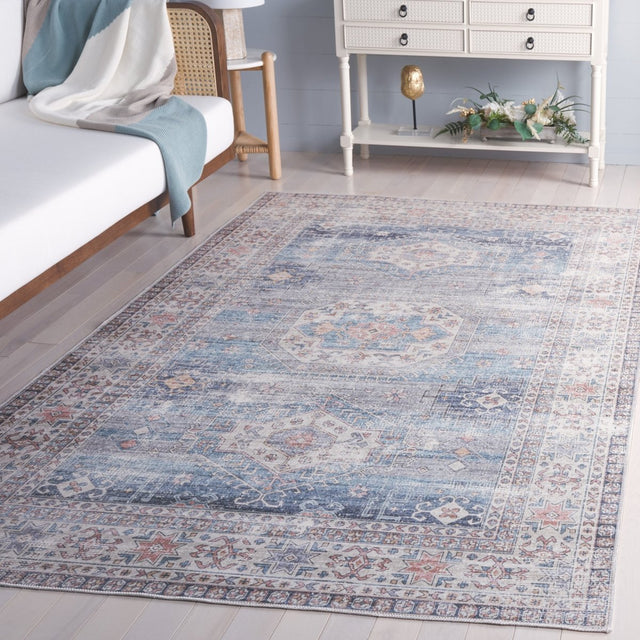 Safavieh Arizona Arz259M Blue/Grey Rug.