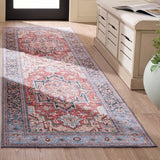 Safavieh Arizona 2'-6" x 8'-0" Rug in Rust / Blue