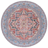 Safavieh Arizona 6'-0" x 6'-0" Rug in Rust / Blue