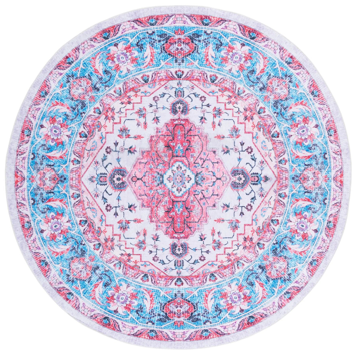 Safavieh Arizona 6'-0" x 6'-0" Rug in Ivory / Light Blue
